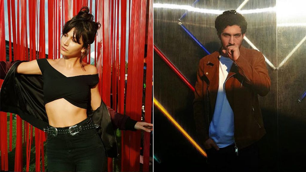 Úrsula Corberó y Chino Darín han posado muy festivos