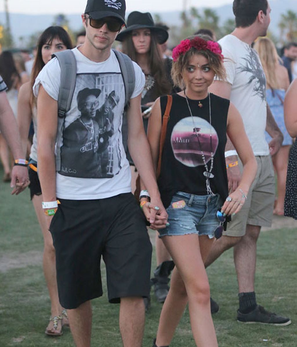 Sarah Hylandacudió al Festival con su novio Matt Prokop