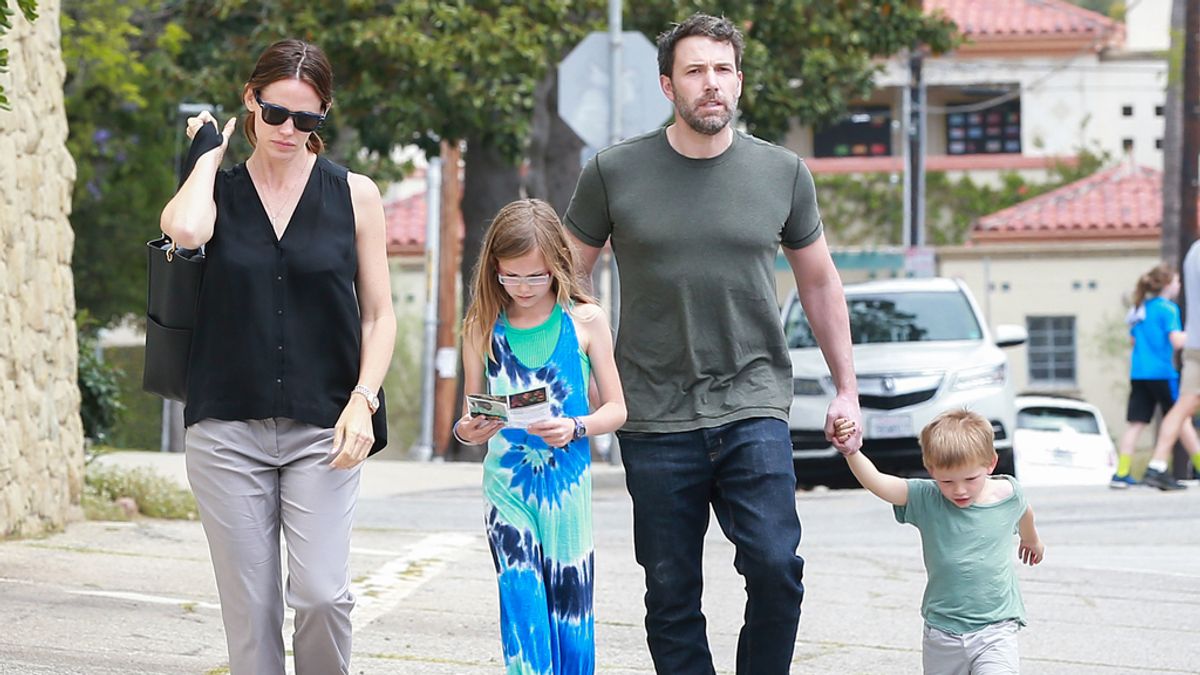 Ben Affleck y Jennifer Garner junto a sus hijos