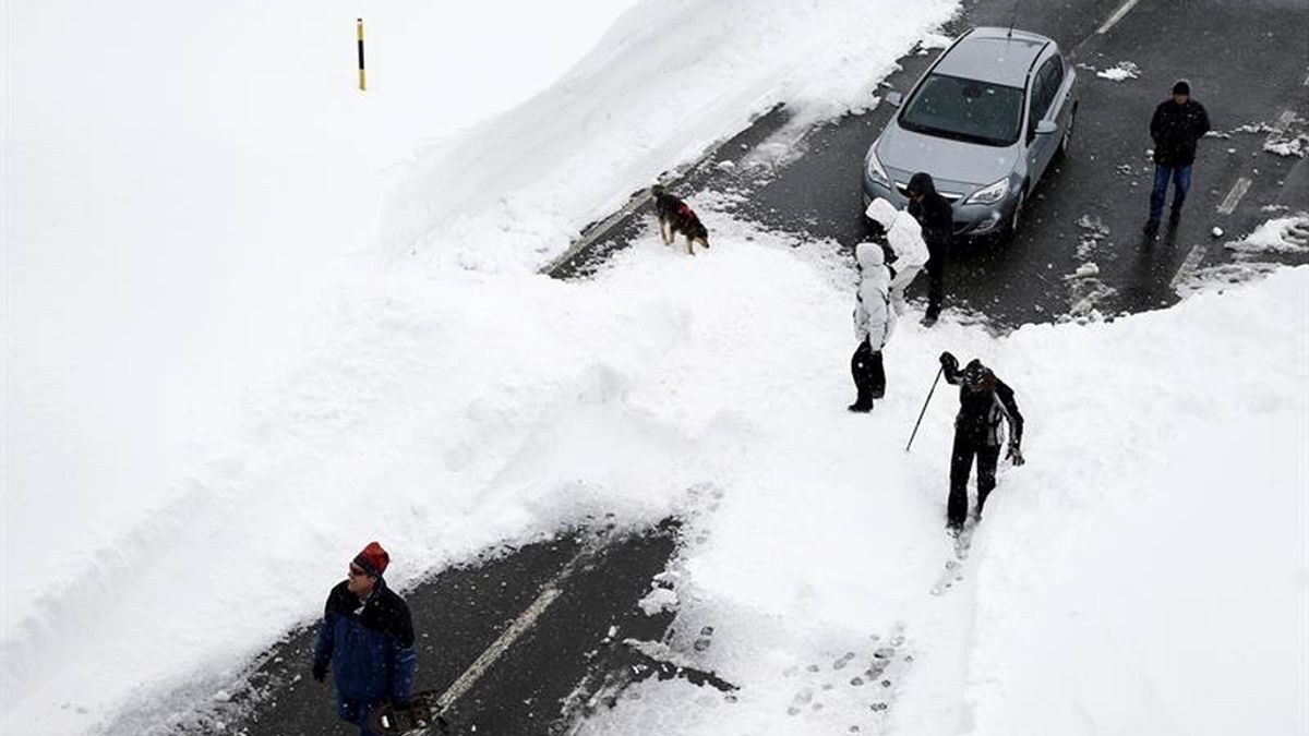 Alerta por nieve en 34 provincias