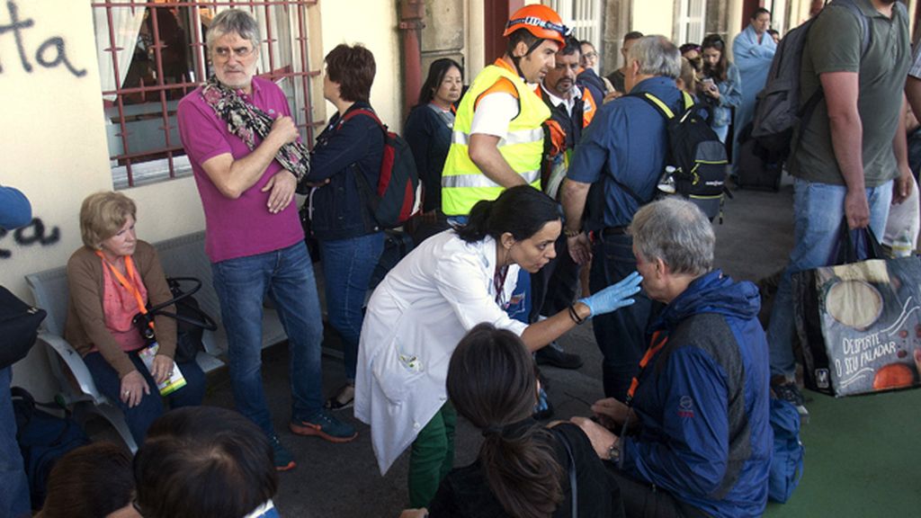 Las imágenes del descarrilamiento del tren en O Porriño