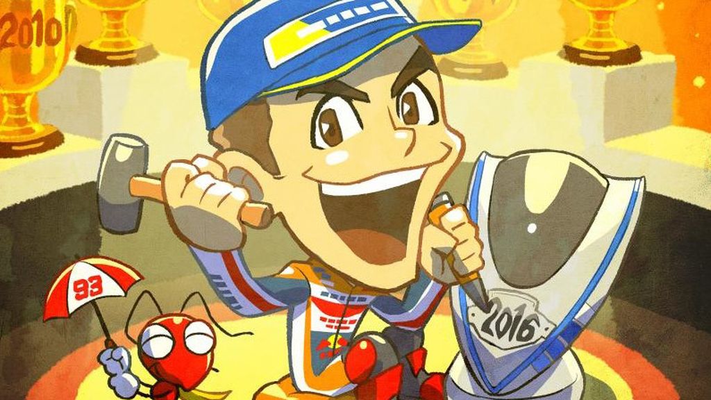 Márquez, Lorenzo, Rossi: protagonistas de los dibujos manga de motoGP