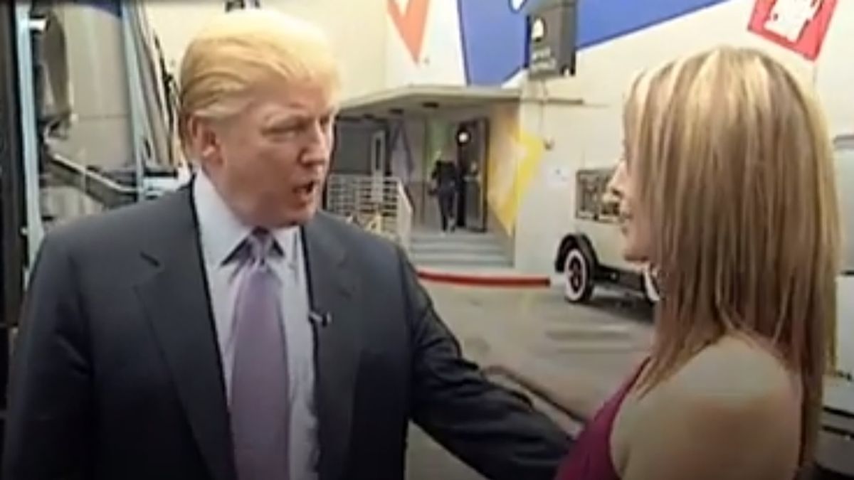 Imagen del vídeo machismo de Trump