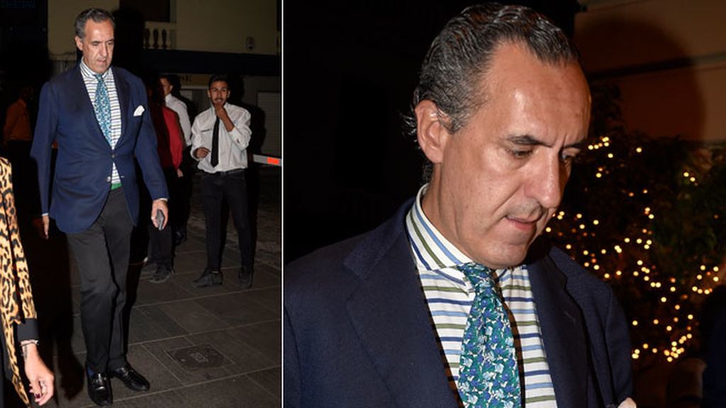 Jaime de Marichalar,combinando estampados en camisa y corbata