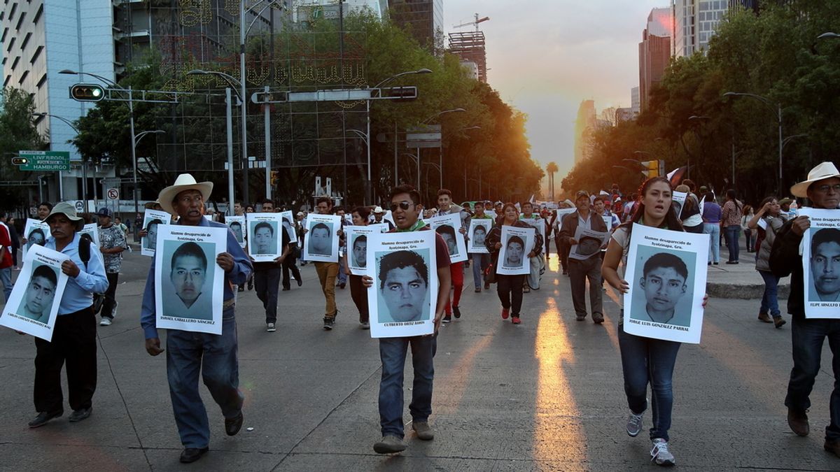 Identificados los restos de uno de los estudiantes desaparecidos en México