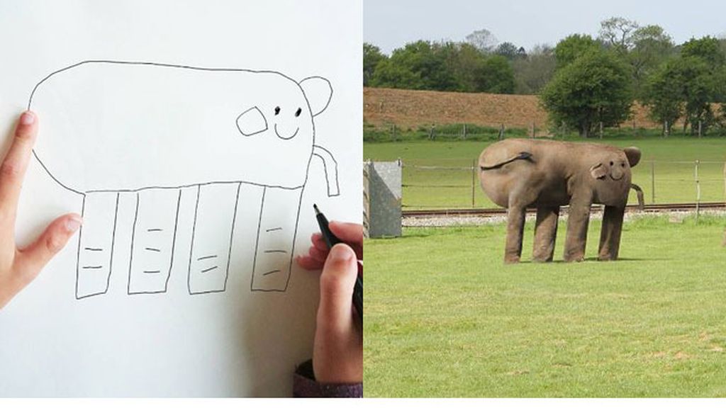 Este padre convierte los dibujos de su hijo de 6 años en realidad