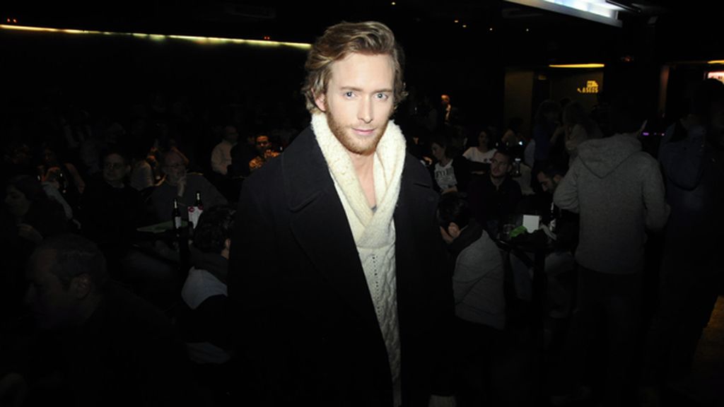 Pablo Rivero en el estreno de 'Atrapados' en el Teatro Alfil