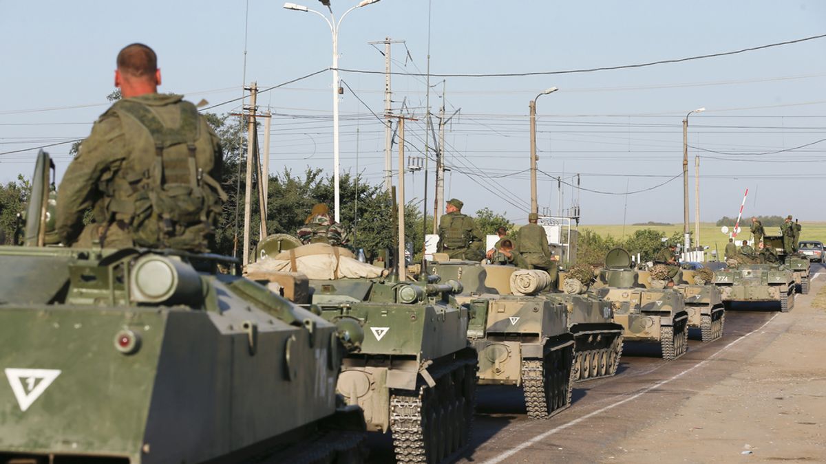 Despliegue ruso en la frontera con Ucrania tras la llegada del convoy humanitario