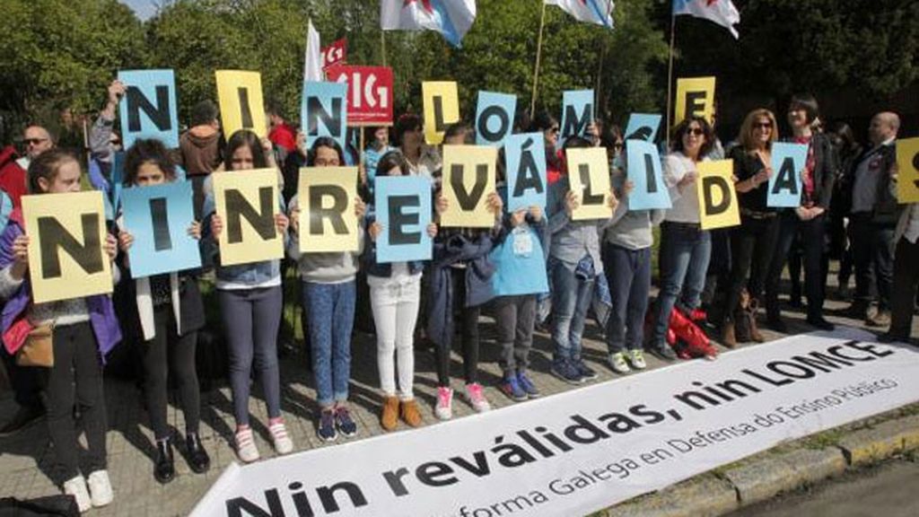 Protesta contra la LOMCE