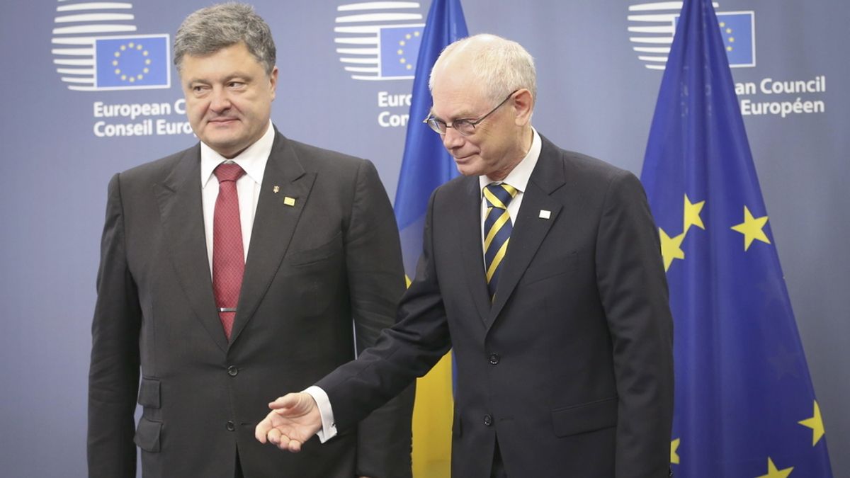 Bruselas reunión cargos y Ucrania. Foto: EFE