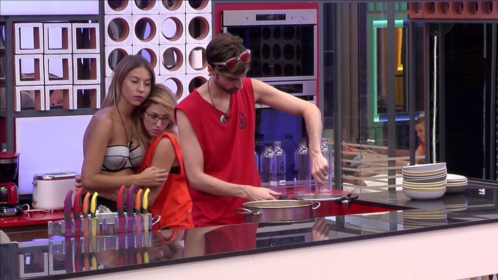 Rebeca con Montse y Miguel