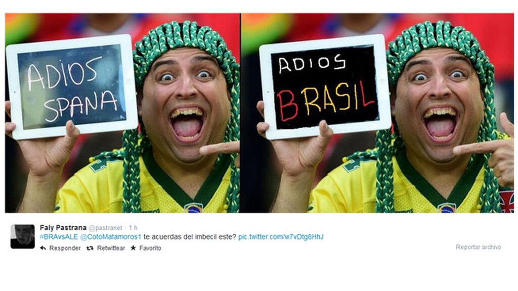 Los memes de una goleada para la historia