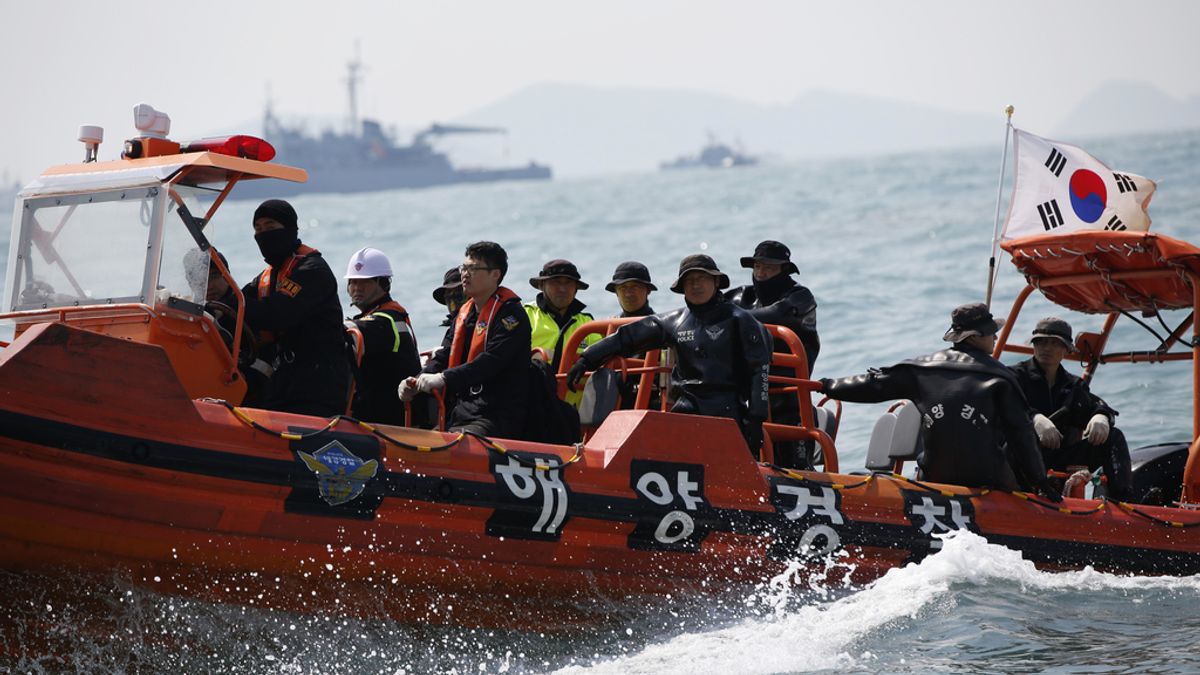 Ya son 46 el número de muertos en el naufragio del ferry en Corea del Sur