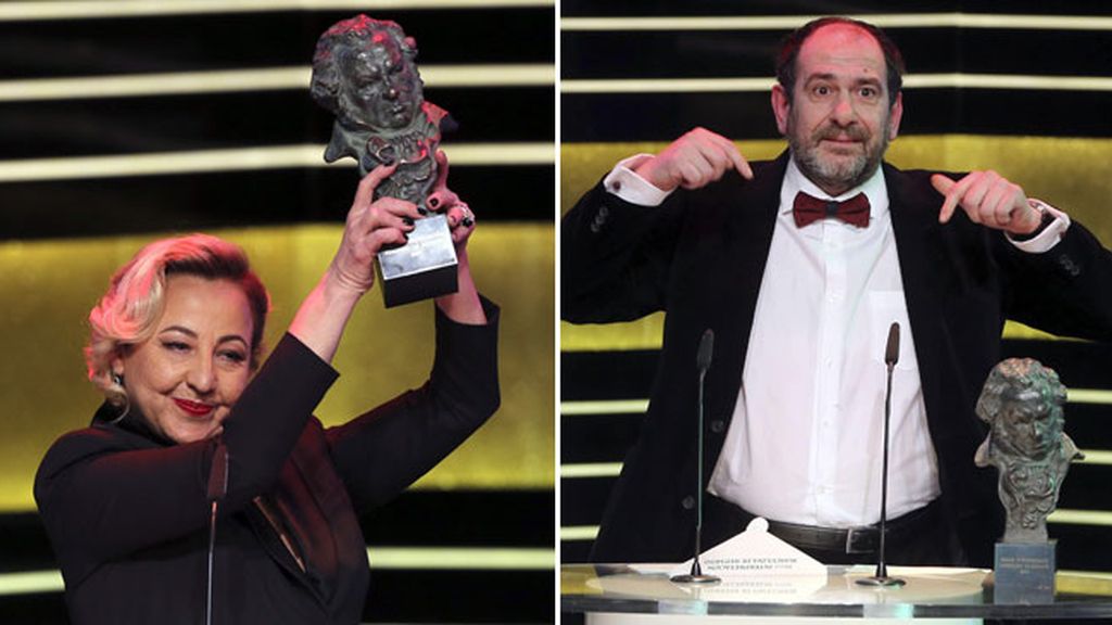 Carmen Machi y Karra Elejalde, premiados por 'Ocho apellidos vascos'