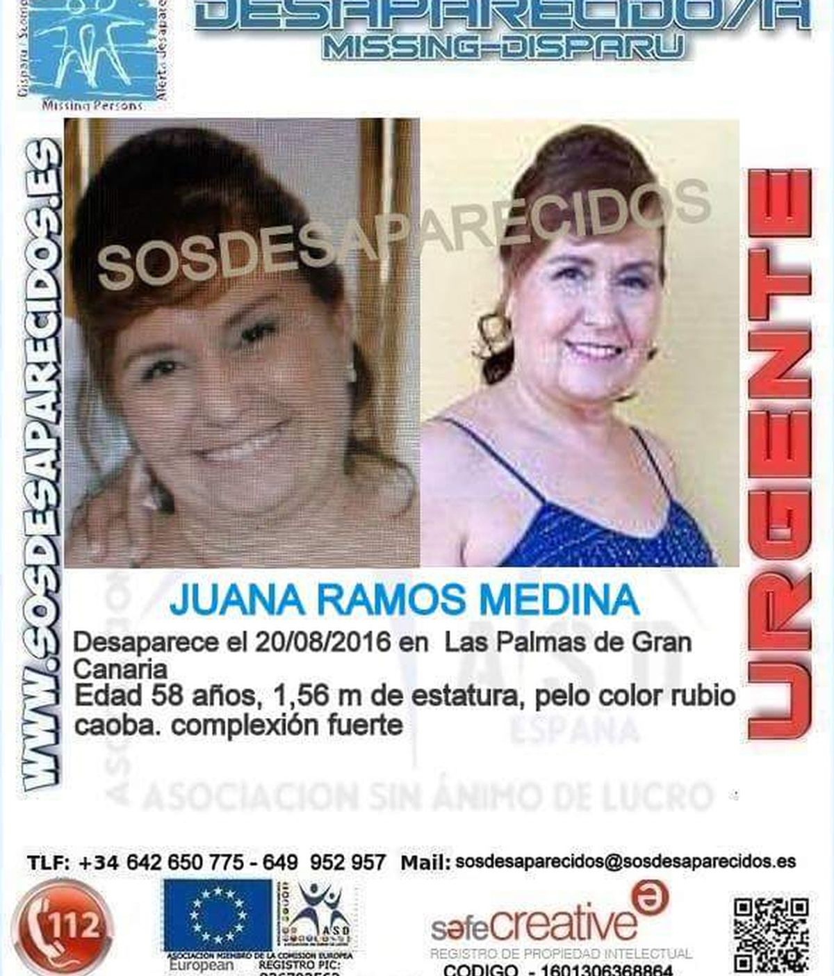 Desaparecida, Juana Ramos Medina