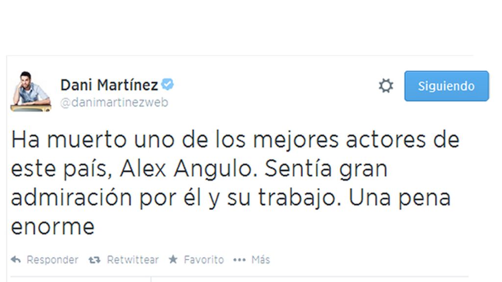 El mundo cinematográfico dice adiós al actor Álex Angulo