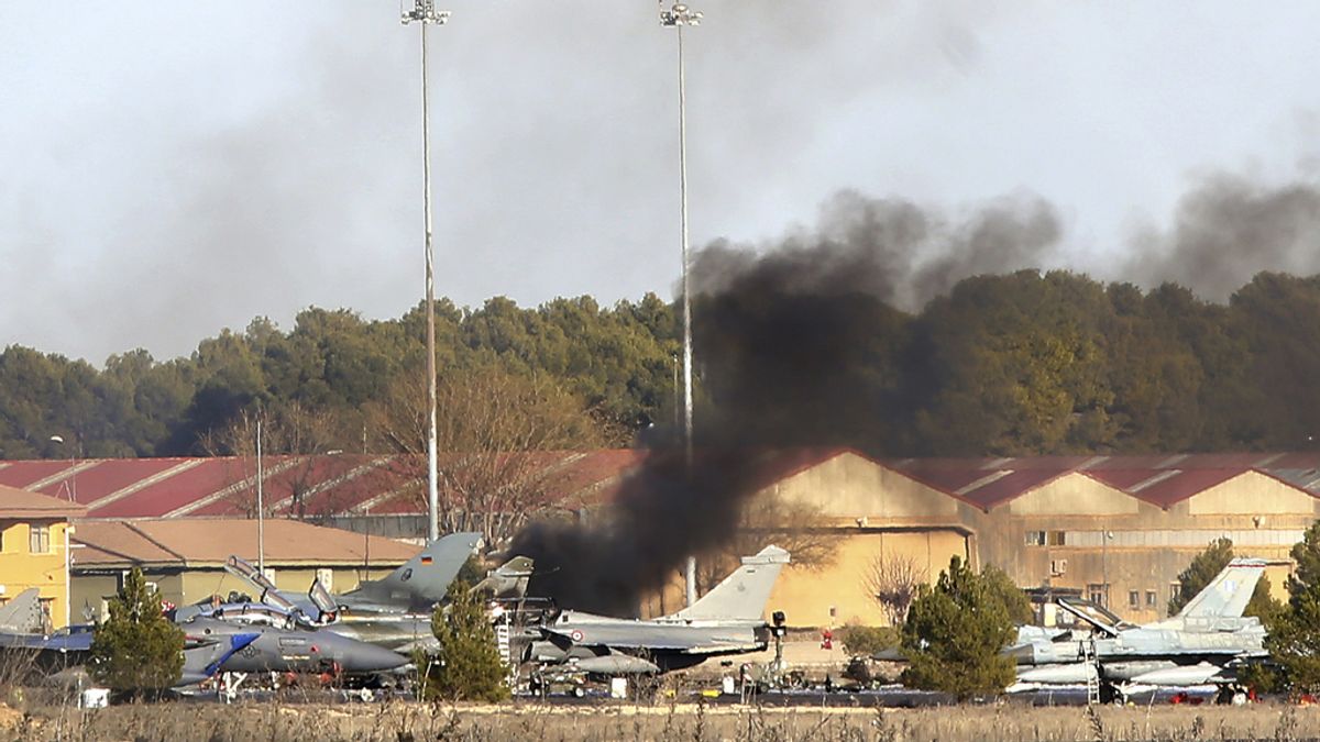 Tragedia aérea en la base militar de Los Llanos (Albacete)