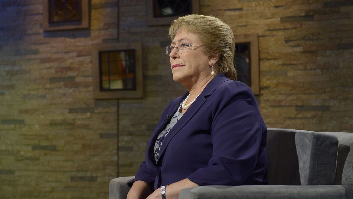 La presidenta chilena, Michelle Ballelet