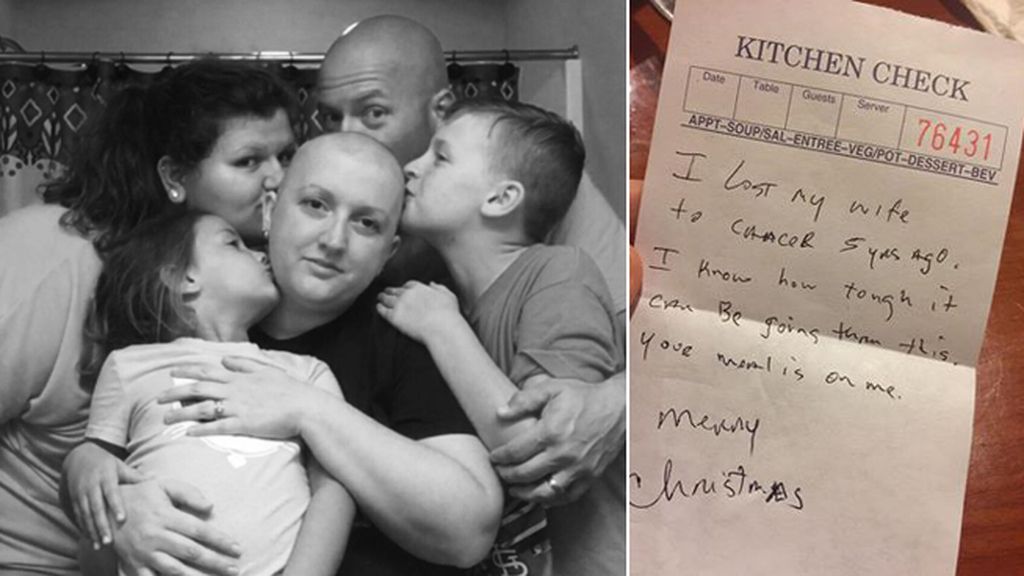 Una mujer enferma de cáncer se emociona al recibir un emotivo regalo de un desconocido