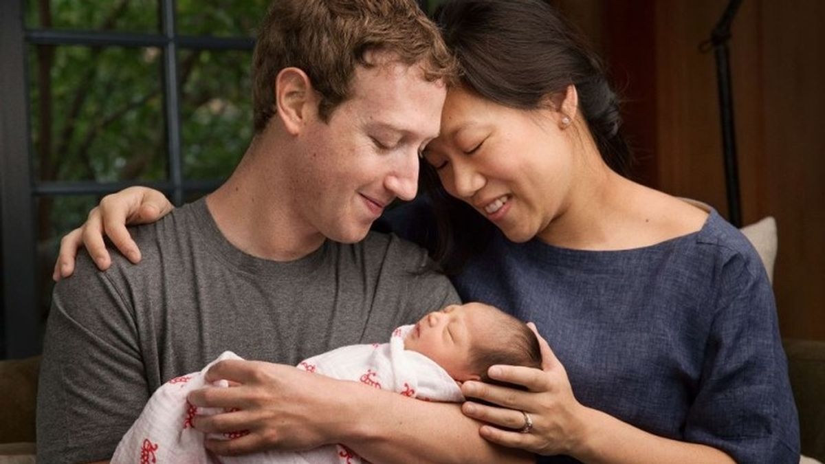 Zuckerberg celebra su paternidad destinando el 99% de su fortuna a la caridad