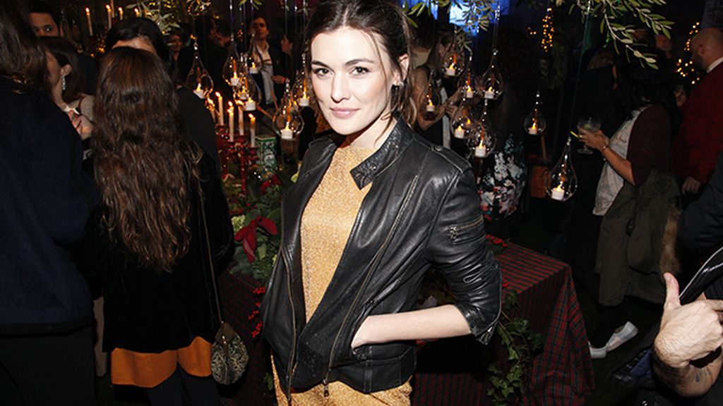 Marta Nieto acudió a la fiesta con este bonito vestido vintage