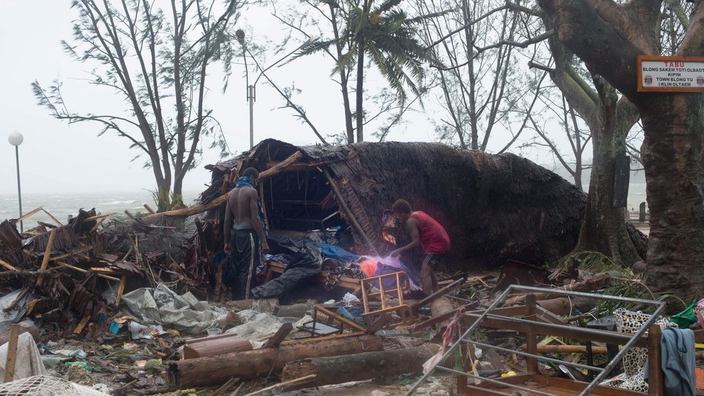 El paradisiaco archipiélago Vanuatu, "devastado" tras el paso de 'Pam'