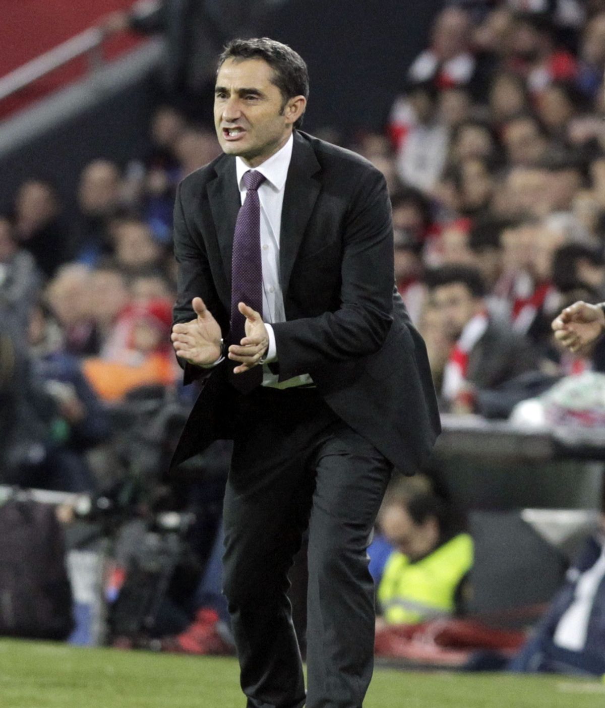 El entrenador del Athletic Club de Bilbao, Ernesto Valverde