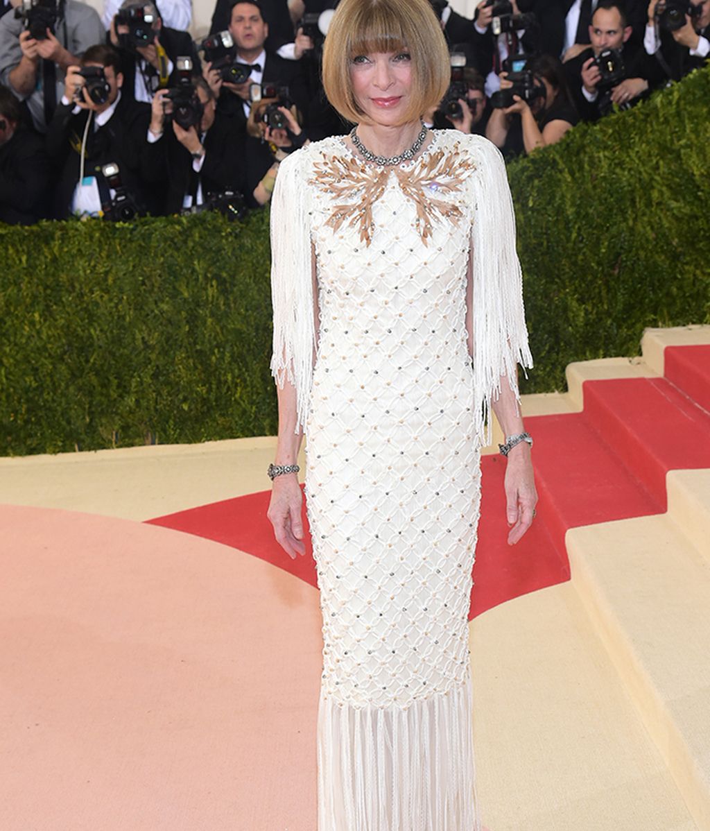 Anna Wintour vestida de Chanel