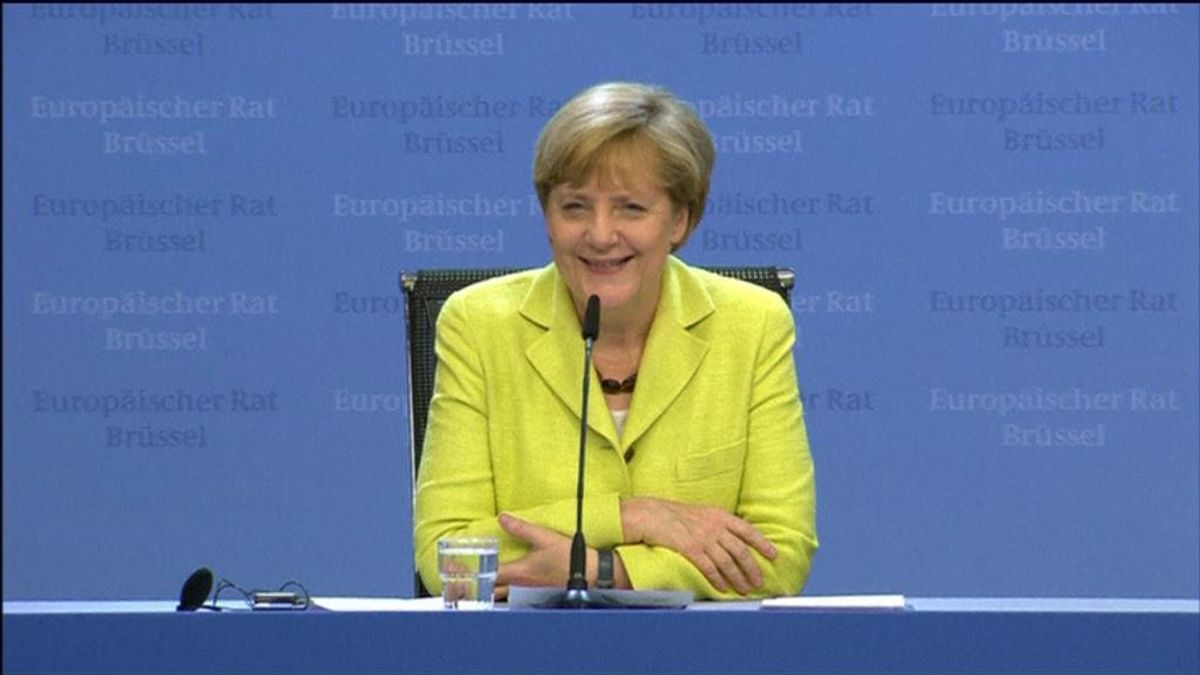 Merkel celebra su cumpleaños con los líderes europeos