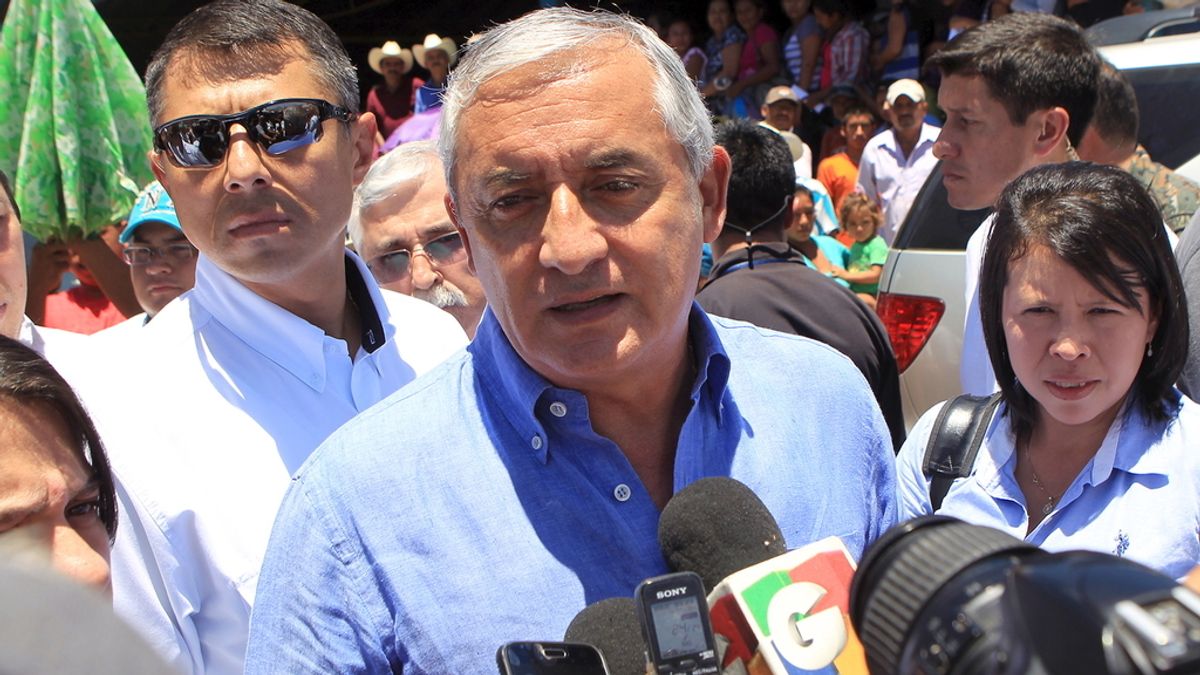 El presidente de Guatemala Otto Pérez Molina en una imagen de archivo