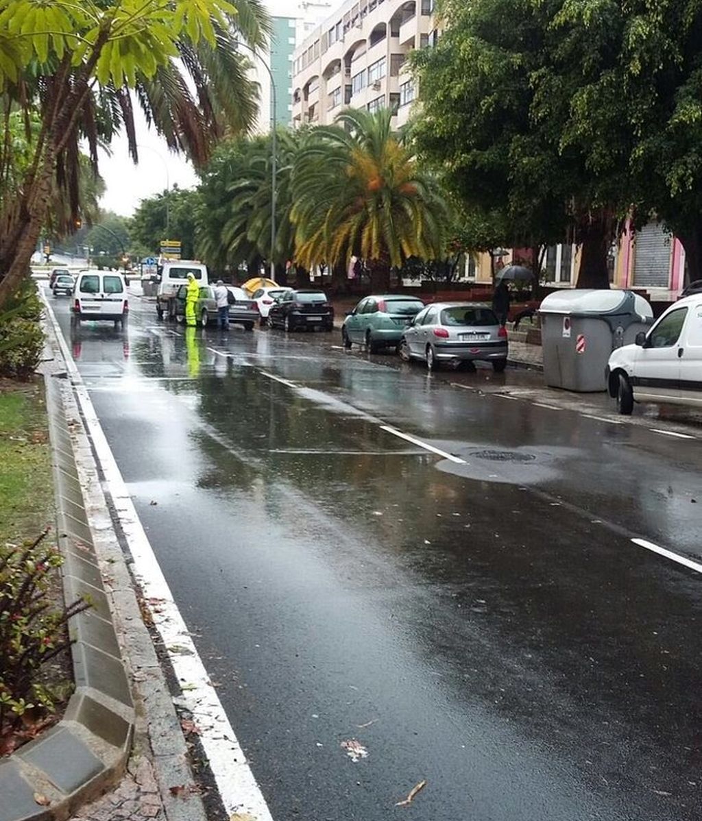 Así ha quedado Málaga tras las fuertes precipitaciones