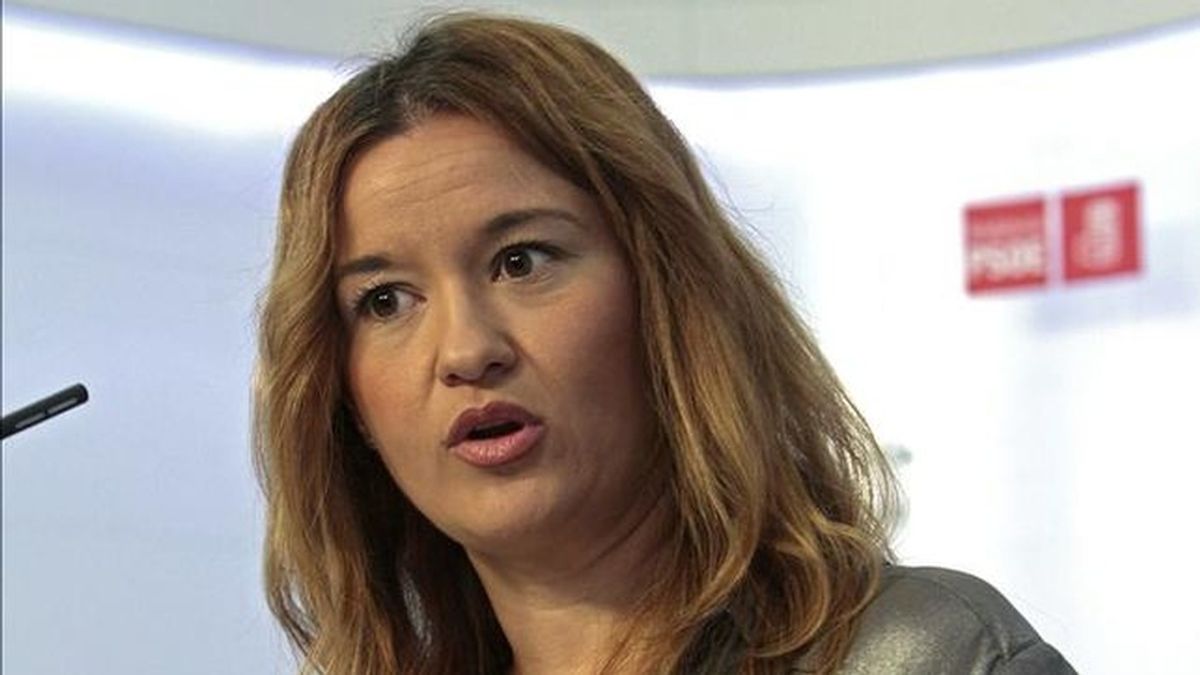 La presidenta del Comité Federal del PSOE, Verónica Pérez