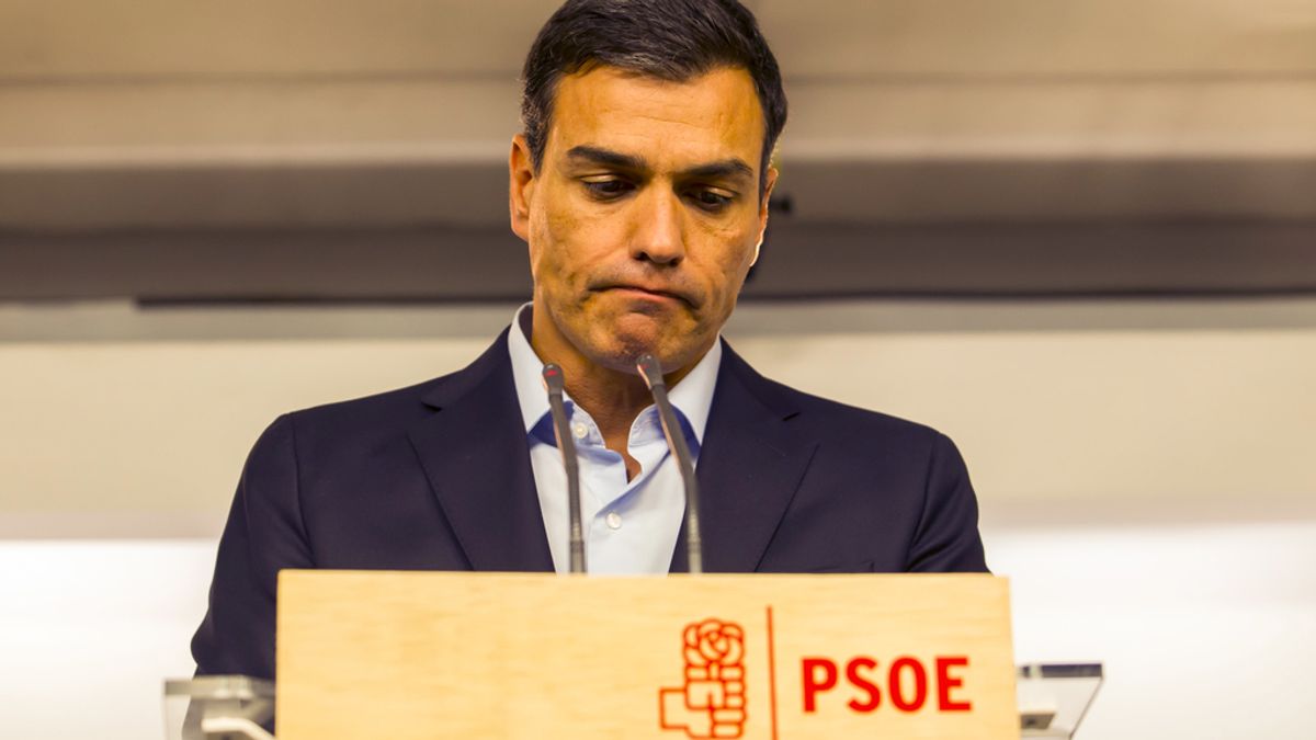 Pedro Sánchez, lider del PSOE