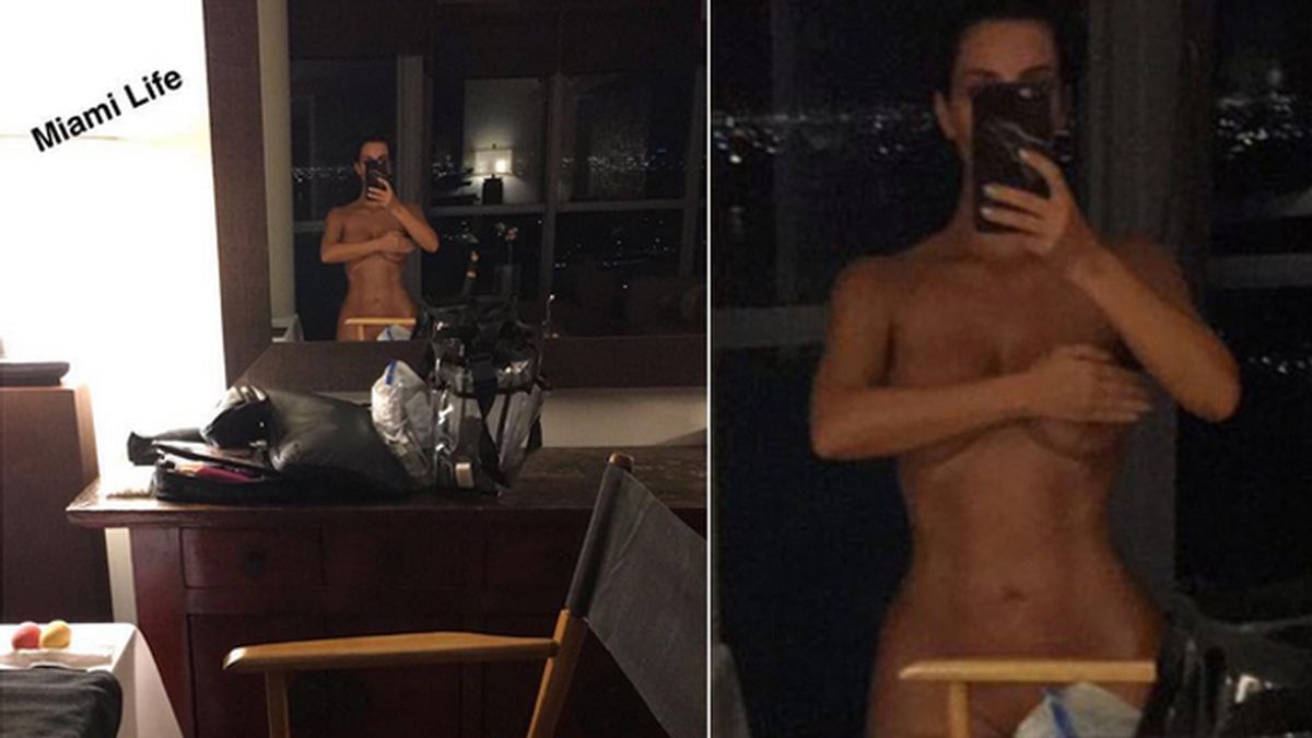 Kim Kardashian vuelve a desnudarse en las redes sociales