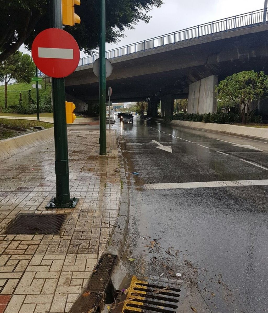 Así ha quedado Málaga tras las fuertes precipitaciones