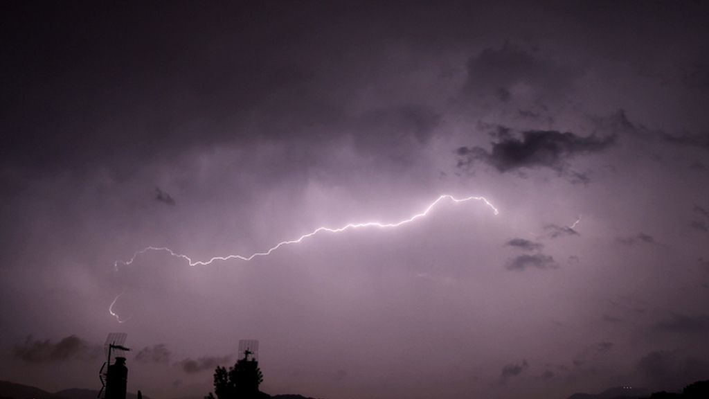 Tormentas primaverales en San Sebatián