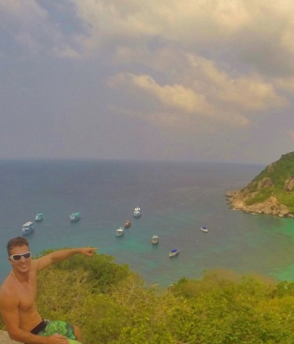 Leonardo Pereira en Pedra da Gavea, Río de Janeiro