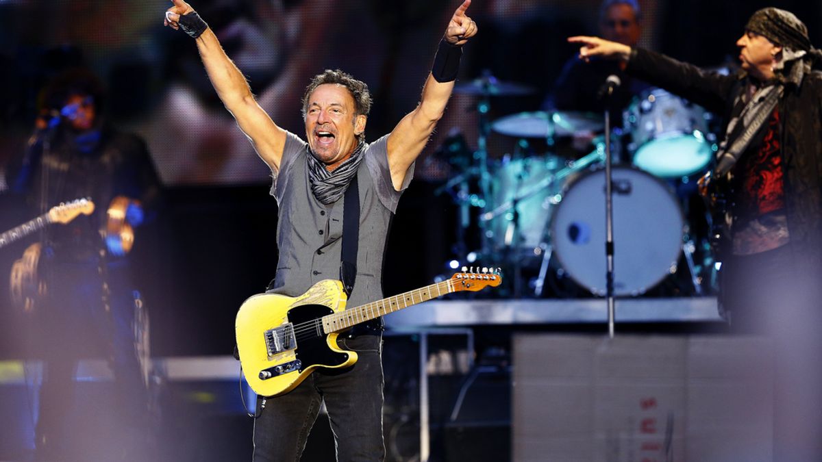 Bruce Springsteen da un concierto en Madrid