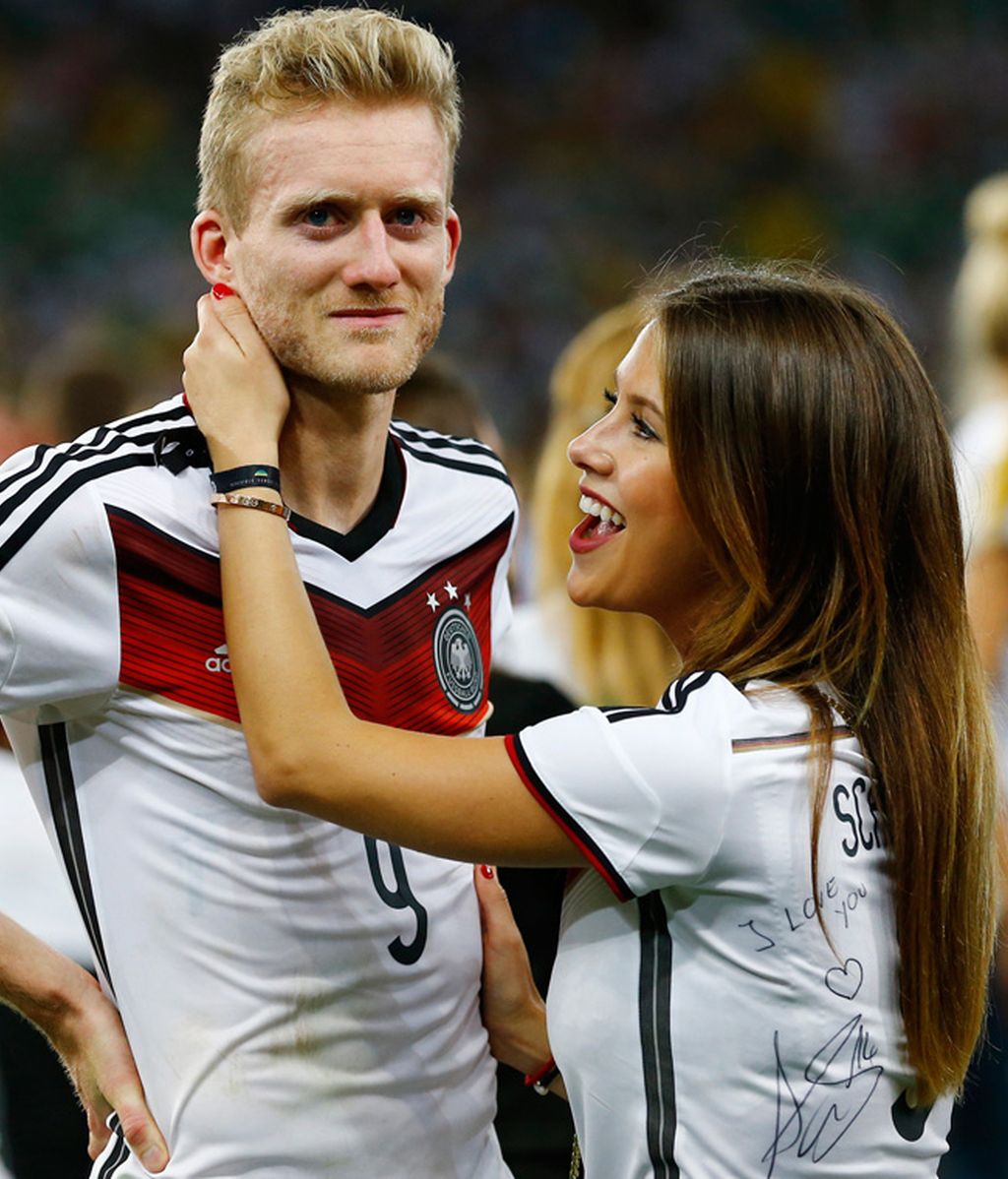 Montana parecía estar más contenta incluso que Schürrle