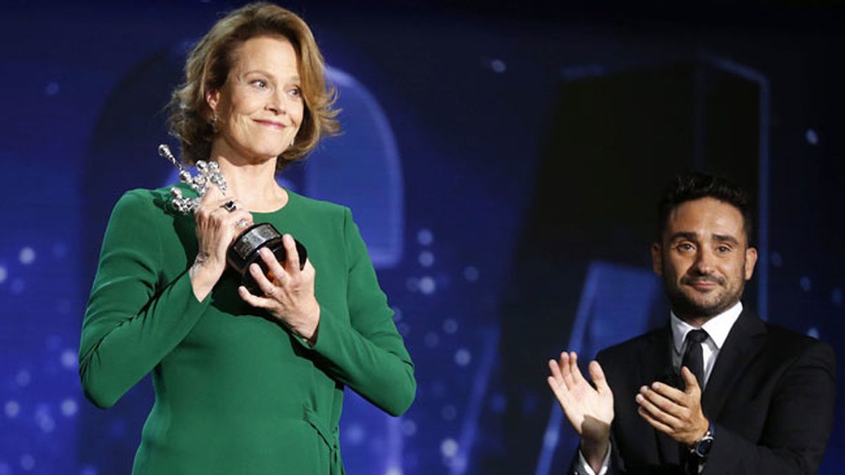 Sigourney Weaver recibe el Premio Donostia: "Esta noche soy española"