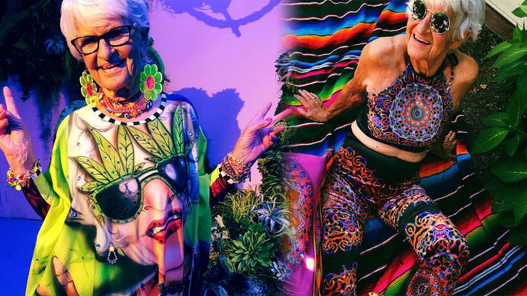 Color y alegría: Baddie Winkle, la abuela internetera que enamora con sus 'looks'