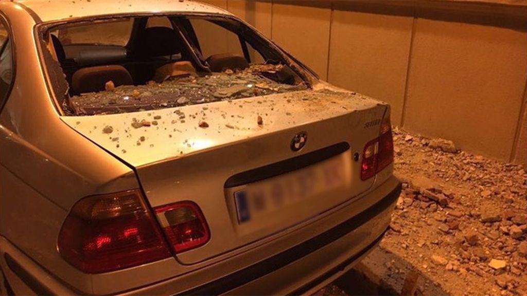 El seísmo ha provocado daños materiales