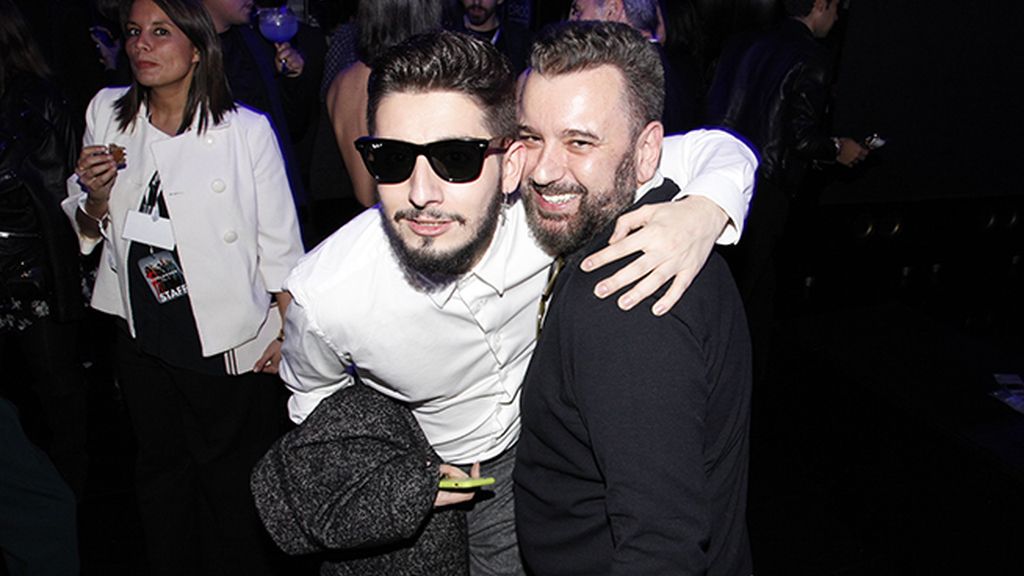 Jau Fornés y Félix Sabroso, cuya obra "El amor está en el aire" triunfa estos días en el Teatro Infanta Isabel