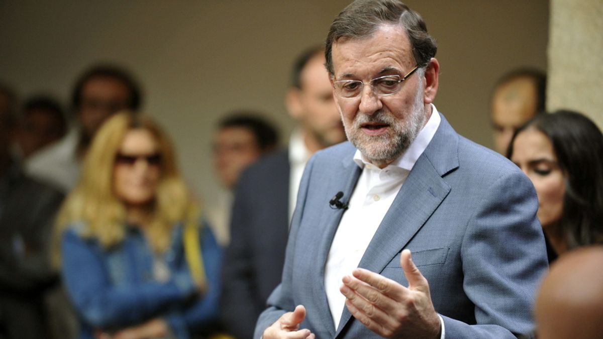 Rajoy en acto del pp con jóvenes en mora (toledo)