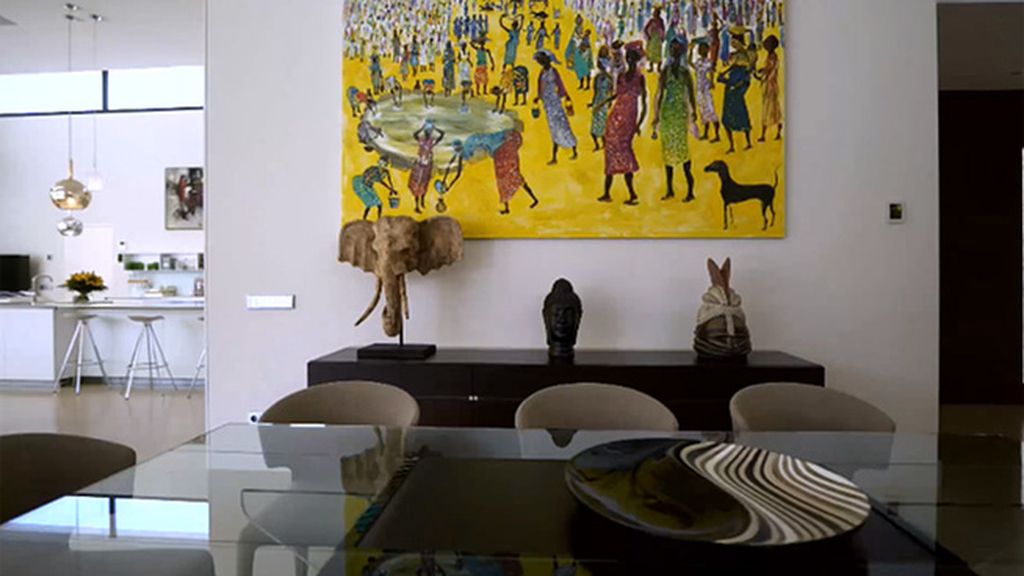 La actriz enseña su hogar a Fabiola