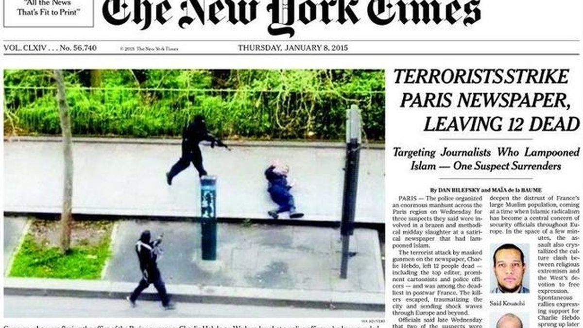 Los principales medios de EEUU no publican las viñetas de Mahoma del Charlie Hebdo