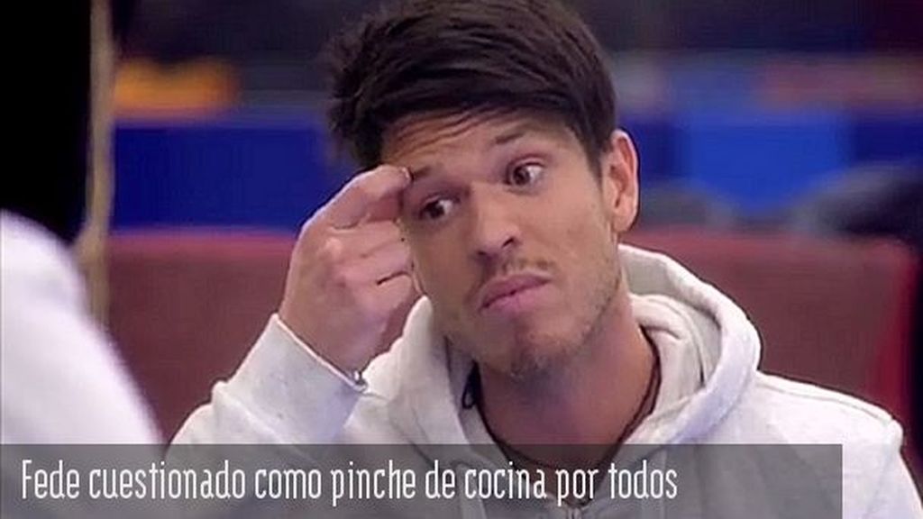 Fede cuestionado como pinche de cocina por todos