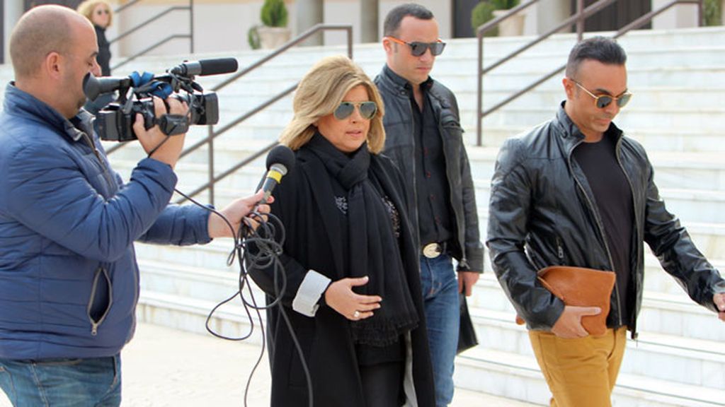 Terelu Campos y Luis Rollán se despiden de la modelo