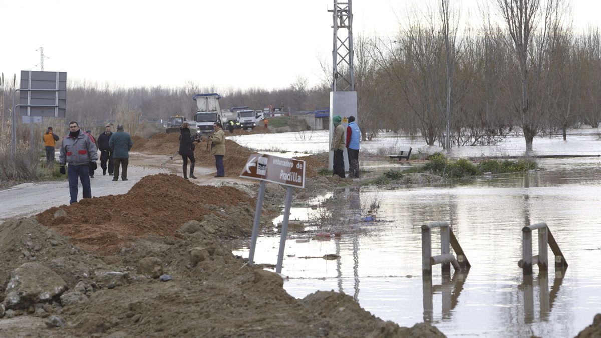 Desalojo preventivo en Pradilla de Ebro y Boquiñeni por la crecida del Ebro