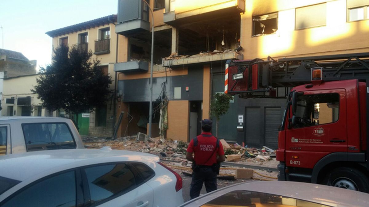Explosión en una vivienda de Tudela (Navarra)